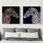 Painting by Numbers Zebra Dots Black